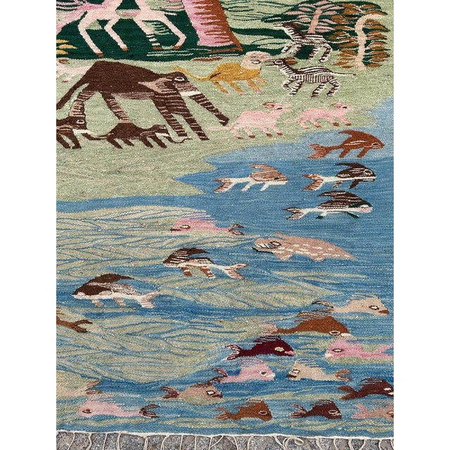 Vintage Egyptian Tapestry, 1950s For Sale - Image 3 of 18