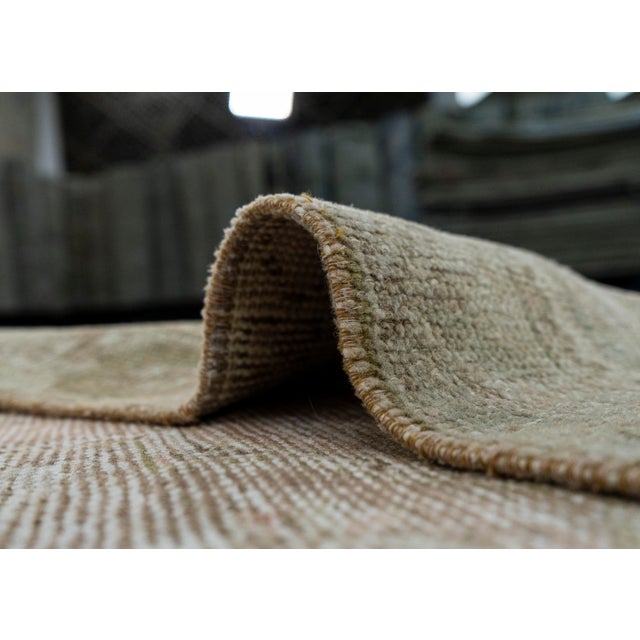 Brown Turkish Vintage Rug 3'3" x 6'11" #19809 For Sale - Image 8 of 8