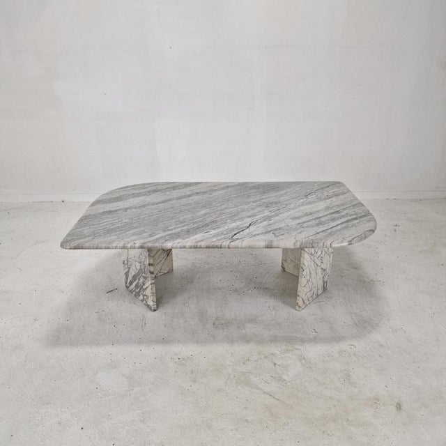 Mid-Century Modern Italian Marble Coffee Table, 1970s For Sale - Image 3 of 18