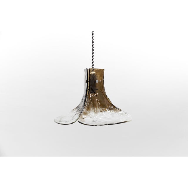 Kalmar Pendant Lamp in Murano Glass from Mazzega, Italy, 1960s For Sale - Image 4 of 13