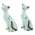 Vintage MCM Andrea by Sadek White Cat Figurines - Set of 2 For Sale