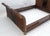 Drexel Wicker Tolled Leather Brass Accents King Size Slight Bed Headboard For Sale - Image 10 of 12