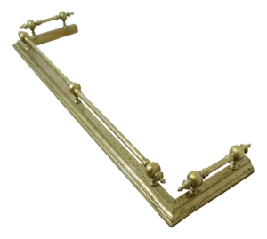 Large Victorian Brass Fender