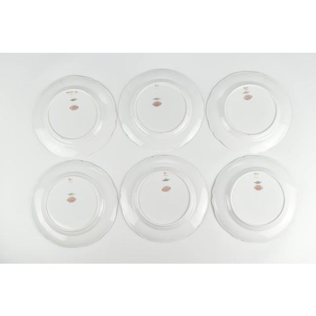 Spode Late 19th Century Copeland Spode Hand Painted Fish Plates- Set of 12 For Sale - Image 4 of 8