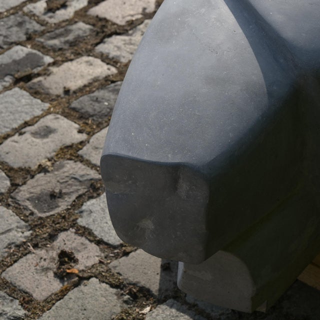 Jan Keustermans, Abstract Sculpture, Belgian Blue Stone For Sale - Image 9 of 14