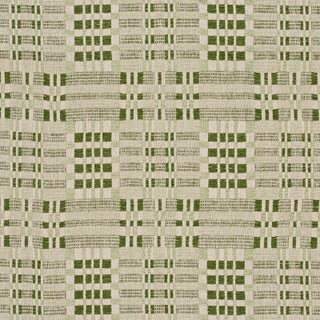 Schumacher Brimfield Fabric In Leaf For Sale