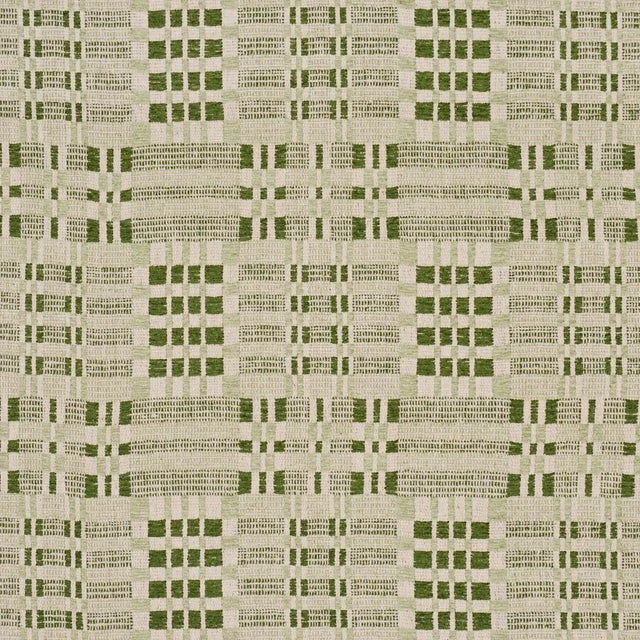 Schumacher Brimfield Fabric In Leaf For Sale