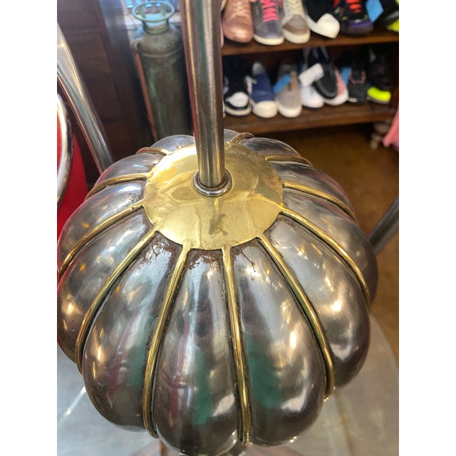 Metal 1990s Industrial Metalwork Aesthetic Characteristic Table Lamp For Sale - Image 7 of 12