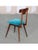 Velvet and Wood Chair, 1959 For Sale - Image 17 of 18