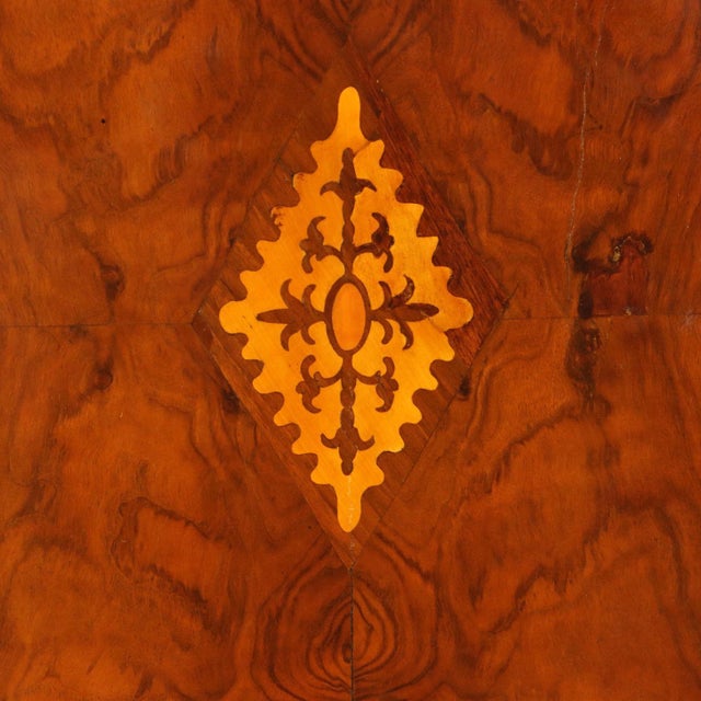 Walnut Sail Table with Maple Inlay For Sale - Image 4 of 11
