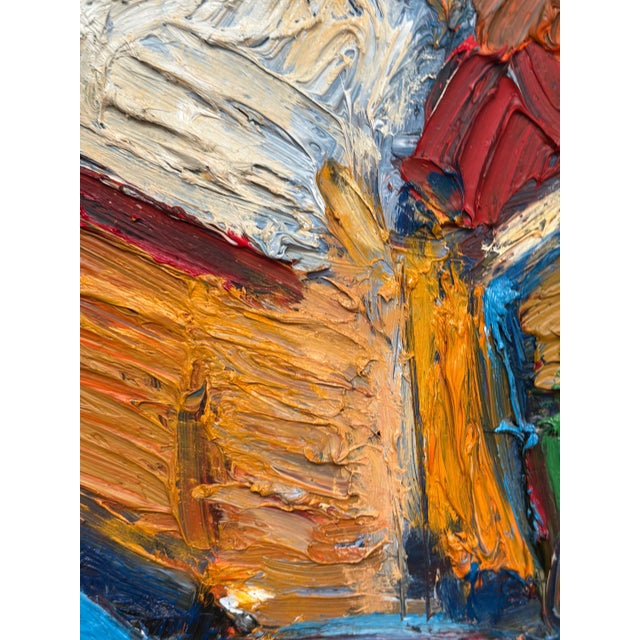 Anders Wallin, Abstract Composition, 1980s, Oil on Panel, Framed For Sale - Image 10 of 18