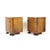 Vintage Art Deco Bedside Tables in Walnut Veneer, Czechoslovakia, 1930s, Set of 2 For Sale - Image 11 of 18