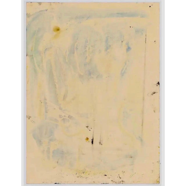 Alfred Ortega, Alfred Ortega Bold Figurative Abstract Expressionist Oil Monoprint Painting For Sale - Image 4 of 4