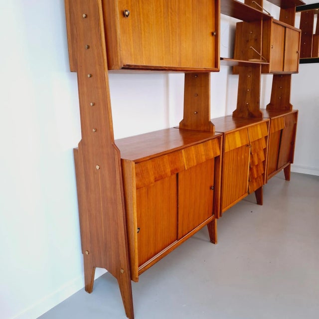 Vintage Italian Bookcase, 1950s For Sale - Image 4 of 11