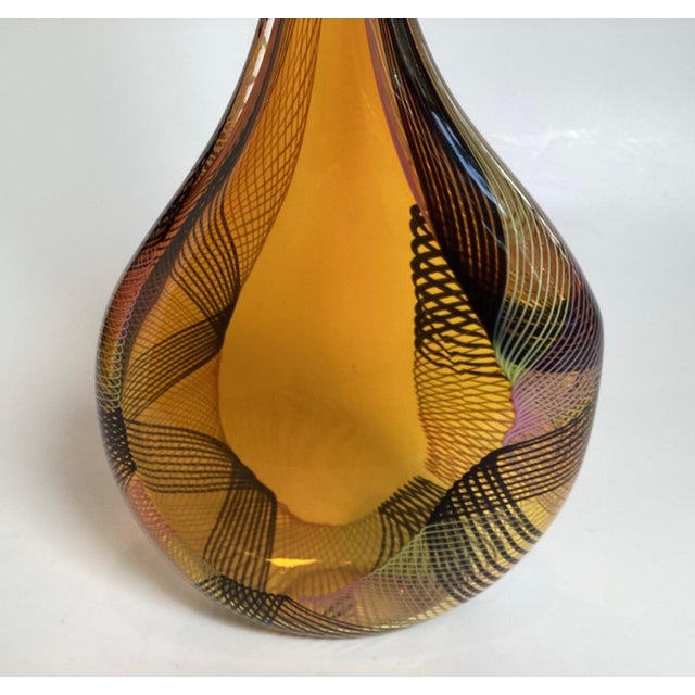 Lino Tagliapietra An Italian Glass "Angel Tear" Vase by Lino Tagliapietra For Sale - Image 4 of 8