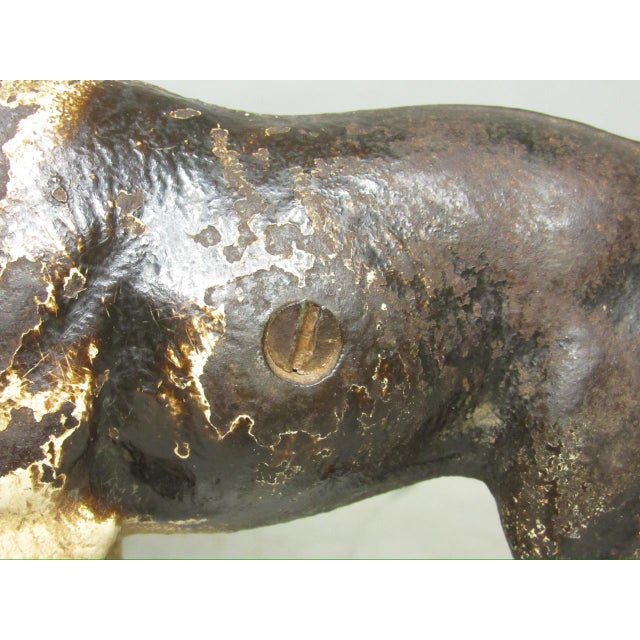 Cast Iron Hubley Boston Terrier Doorstop For Sale - Image 12 of 17