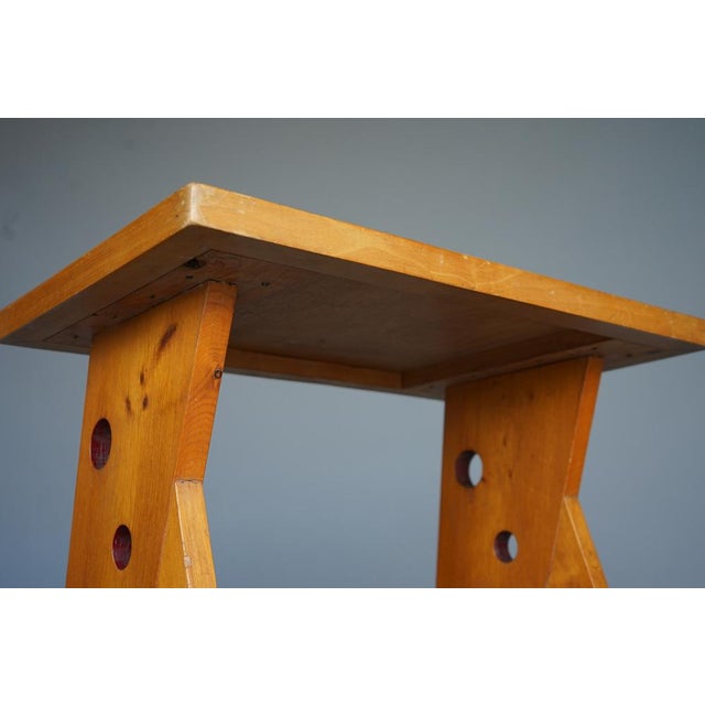 Small Mid-Century French Desk, 1950s For Sale - Image 6 of 17