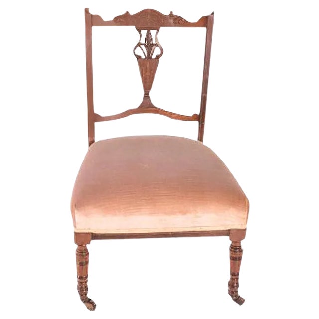 English Rosewood Lady Chair, 1920s For Sale