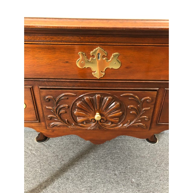 Councill Furniture Chippendale Style Mahogany Lowboy Chest of Drawers For Sale - Image 4 of 12