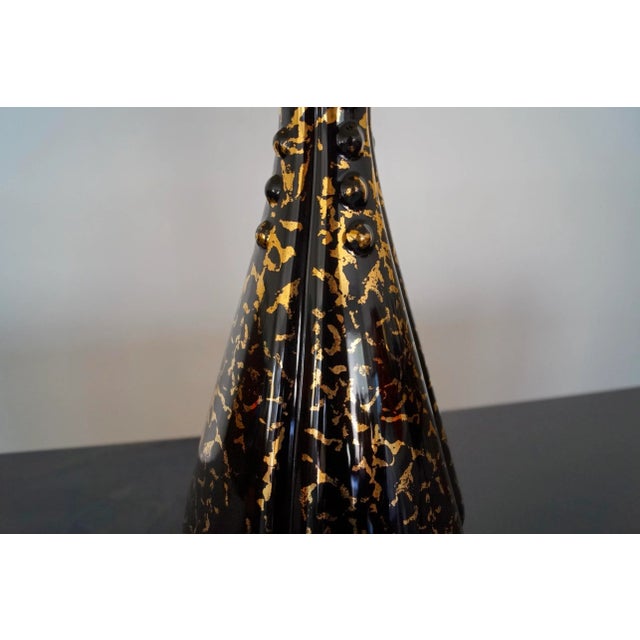 1950's Hollywood Regency Porcelain Table Lamp For Sale - Image 10 of 13