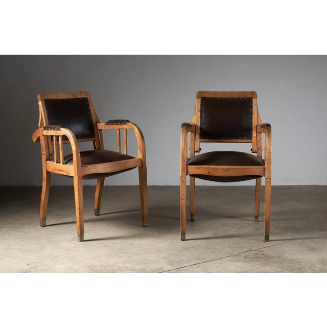 Embark on a journey into the past with these antique hairdresser chairs, a captivating duo that transcends time. Not...