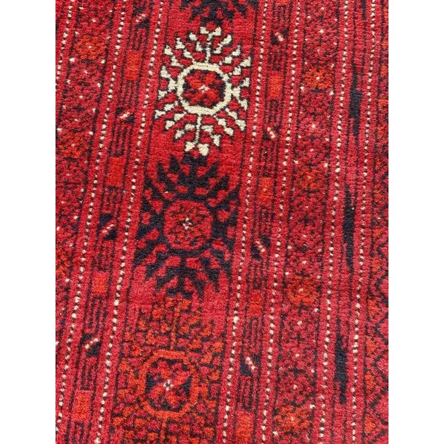 Vintage Turkmen Afghan Bokhara Design Runner For Sale - Image 17 of 18