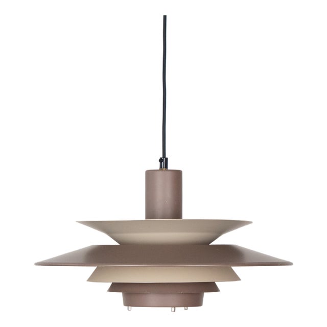 Vintage Aluminum Pendant Lamp by Knud Christensen, 1980 For Sale