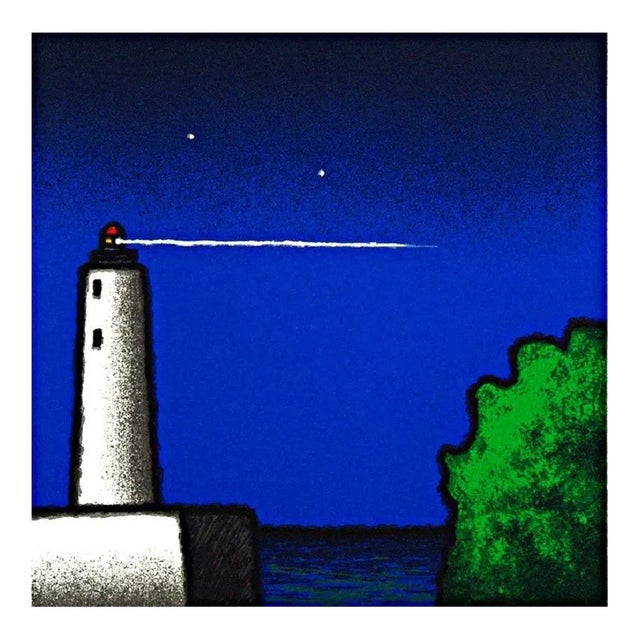 Tino Stefanoni, Faro e cespuglio, 1999, Serigraph For Sale