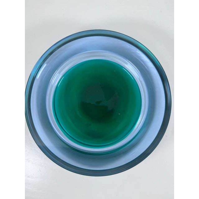 Mid 20th Century Mid 20th Century Sommerso Art Glass Bowl, Attributed to Mario Pinzoni for Seguso For Sale - Image 5 of 6