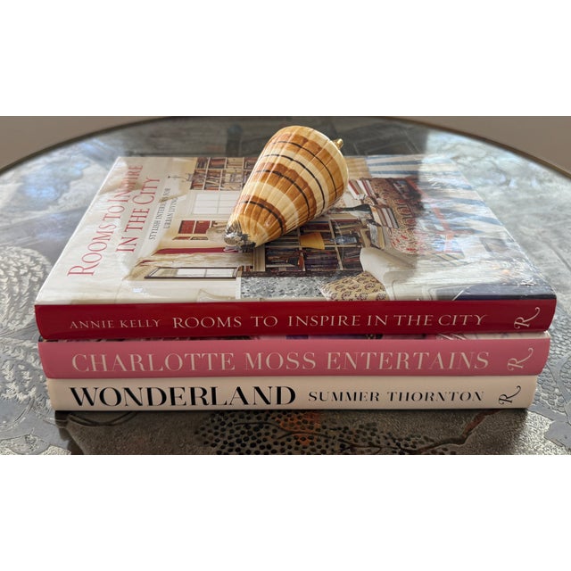 Vintage Conch Shell Large Table Lighter For Sale - Image 4 of 9