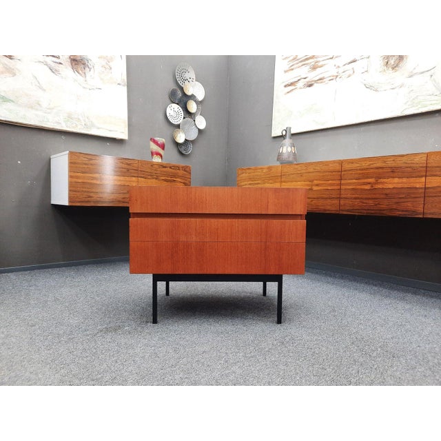 Teak Chest of Drawers and Cutlery Cabinet by Dieter Wäckerlin for Behr, 1960 For Sale - Image 11 of 11