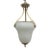 Vintage Marbled Glass Pendant Hallway Light For Sale