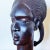 Wood Early 20th Century Large Hand-Carved Bust of African Woman in Wood For Sale - Image 7 of 10