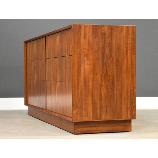 Mid-Century Modern Danish Mid Century Modern Teak 64” Dresser For Sale - Image 3 of 11
