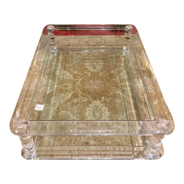 Altuglas Romeo Coffee Table “mirage” For Sale