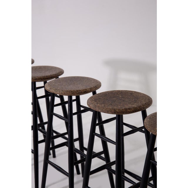 Drifted Stool attributed to Lars Beller Fjetland, Set of 6 For Sale - Image 10 of 11