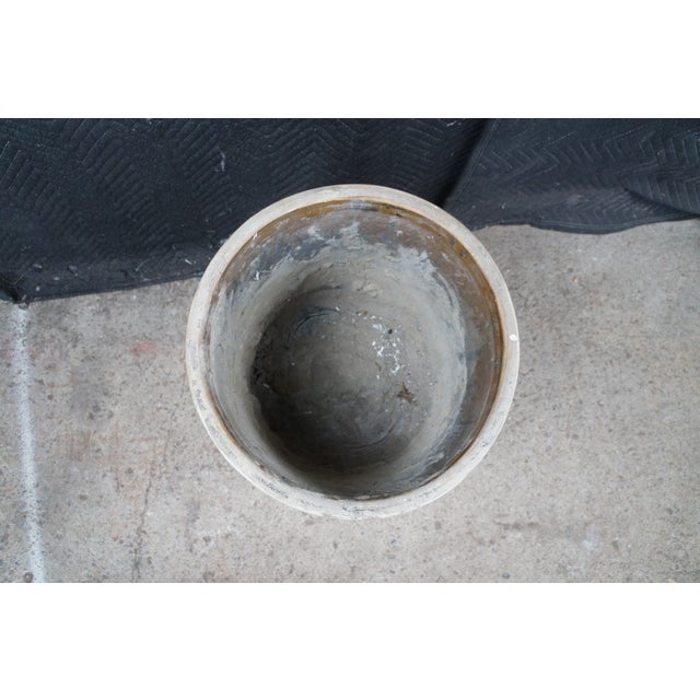Antique Alabama Miller Pottery 15 Gallon Salt Glaze Stoneware Crock Butter Churn For Sale - Image 10 of 11