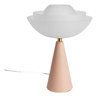 Lotus Table Lamp in Salmon by Serena Confalonieri for Mason Editions For Sale