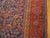 1930s Blue Red Medallion Tribal Hand Knotted Antique Persian Kurdish Rug 5'9" X 10'6" Wool Carpet For Sale - Image 4 of 6
