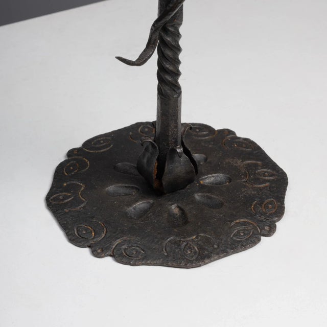 Alessandro Mazzucotelli, Abstract Sculpture, 1890s-1910s, Wrought Iron For Sale - Image 3 of 4
