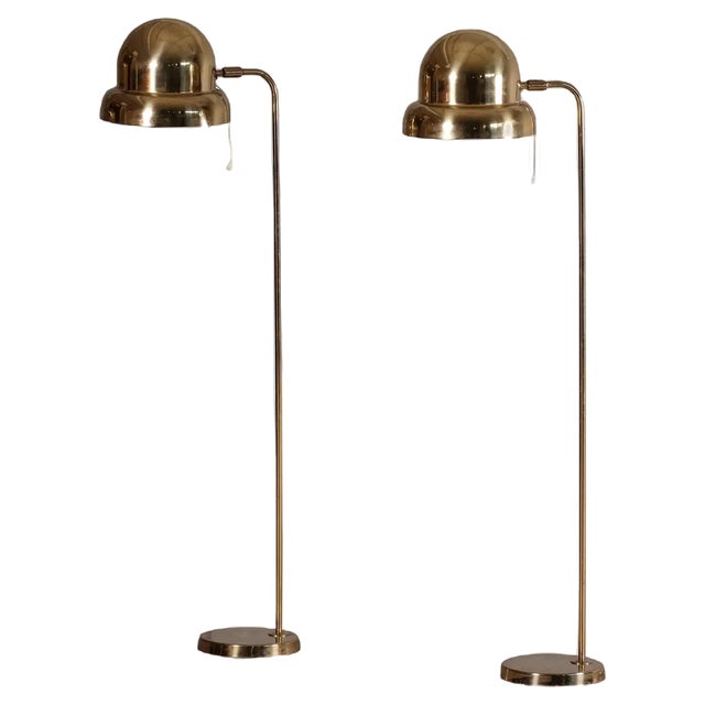 Floor Lamps Model G-120m attributed to Bergboms, Sweden, 1960s, Set of 2 For Sale