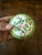 Paint Vintage Apple Green Canton Enamel Floral Trinket Box For Sale - Image 7 of 7