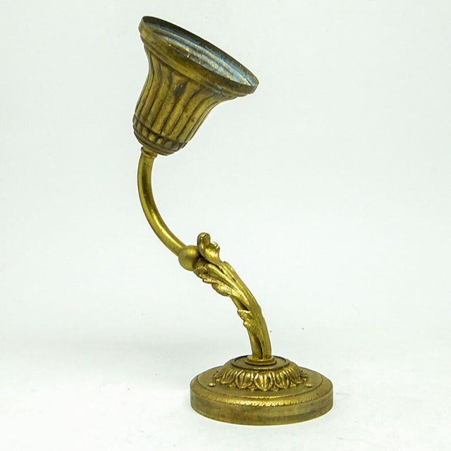 Goldenrod Early 20th Century Art Nouveau Wall Lamp, Germany For Sale - Image 8 of 10
