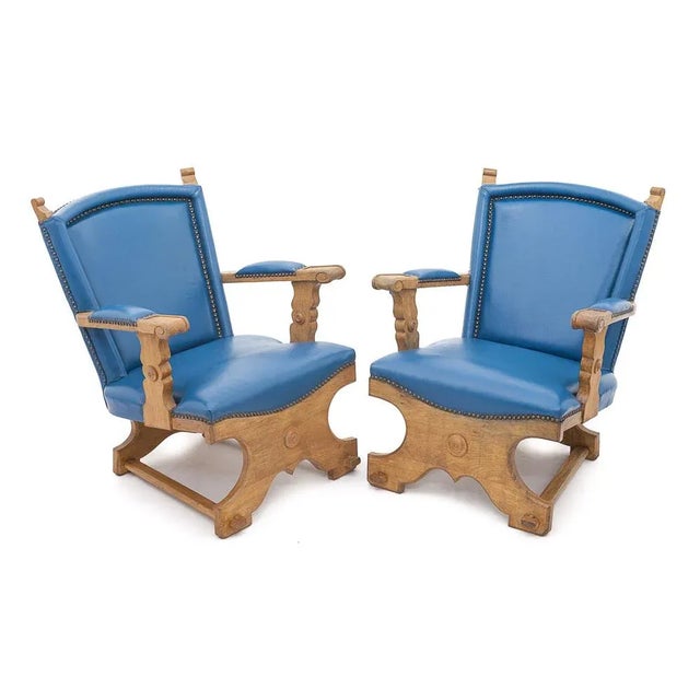 Set of Flemish Armchairs, 1950s For Sale - Image 11 of 11