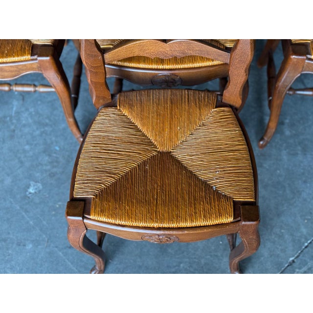 French Country Chairs, 1930s, Set of 8 For Sale - Image 13 of 18