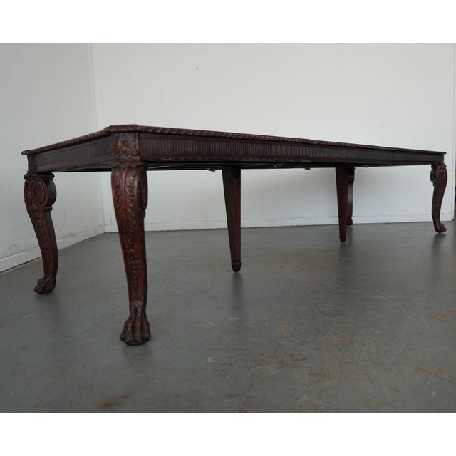 Maitland Smith Chippendale Extension Dining Table For Sale - Image 10 of 17