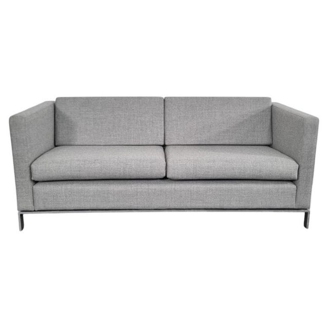Walter Knoll Foster 2.5-Seater Sofa in Grey Lambswool by Walter Knoll For Sale - Image 4 of 6