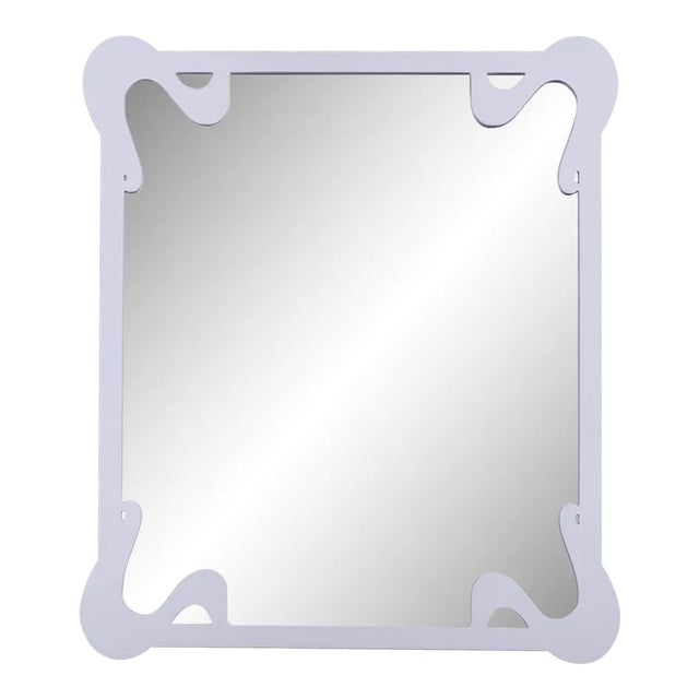 Fleur Home Carnival St. Roch Rectangle Mirror in Spring Iris, 24x36 For Sale