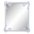 Fleur Home Carnival St. Roch Rectangle Mirror in Spring Iris, 24x36 For Sale