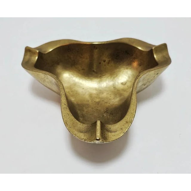 Sculptural Brutalist Bronze Cigar Ashtray by Heinz Goll, 1960s For Sale - Image 4 of 9